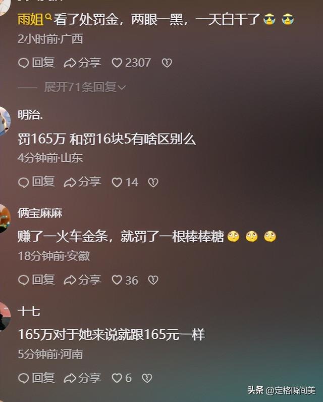 罚165万！东北雨姐“假红薯粉”被查实，评论区老铁们自嘲笑不活