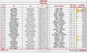 国足vs印尼：平均年龄28.8-24.8，总身价975万欧-2573万欧